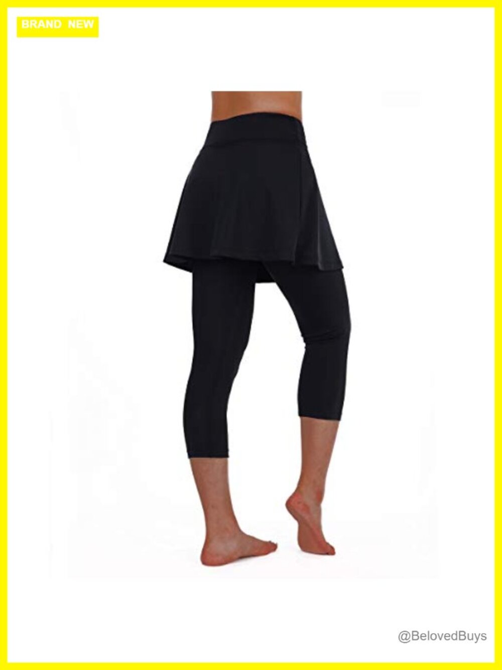 Women's Tennis Skirted Leggings with Pockets Yoga Skort